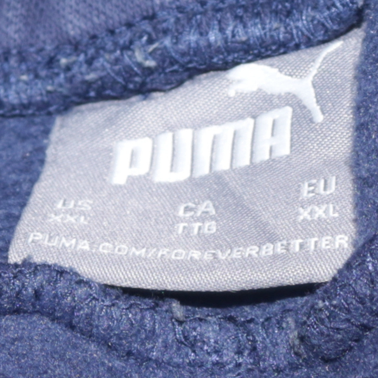 Mens UK Size 2XL PUMA Regular Fit Jogger Blue Trousers