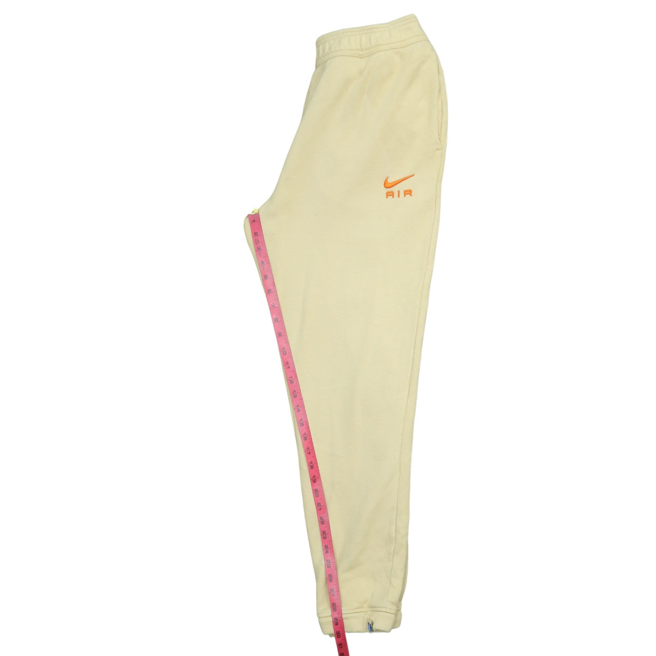 Mens UK Size M Nike Regular Fit Jogger Beige Trousers