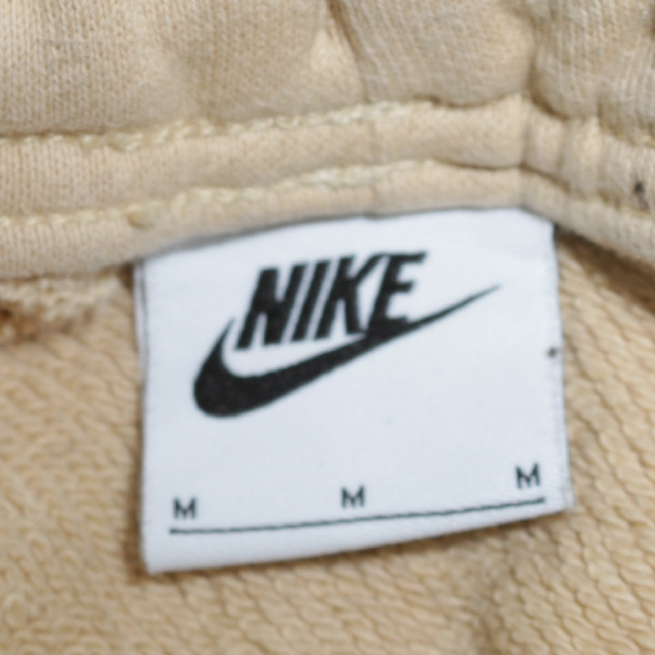 Mens UK Size M Nike Regular Fit Jogger Beige Trousers