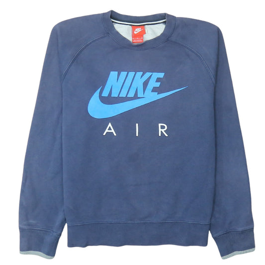 Mens UK Size M Nike Blue Pullover Sweatshirt