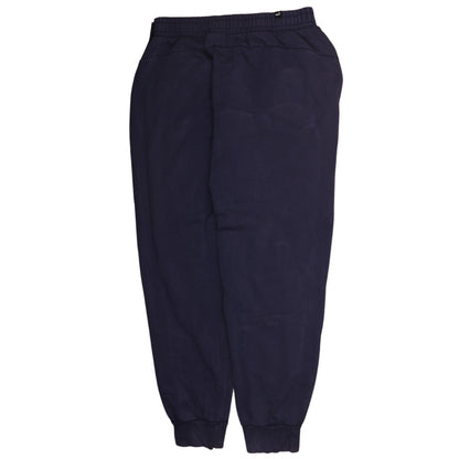 Puma Men's Blue Fleece Jogger Trousers Size L