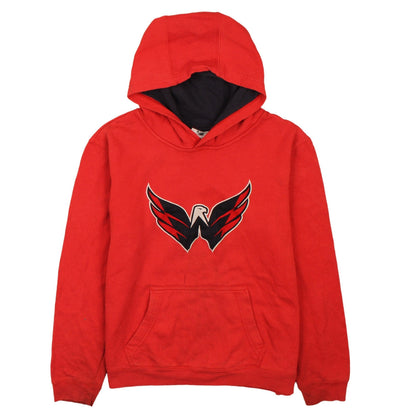 NHL Boys Red XL Pullover Hoodie Fleece Hockey Sweatshirt