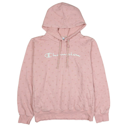 Womens UK Size XL Champion Pink Pullover Hoodie