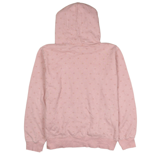 Womens UK Size XL Champion Pink Pullover Hoodie