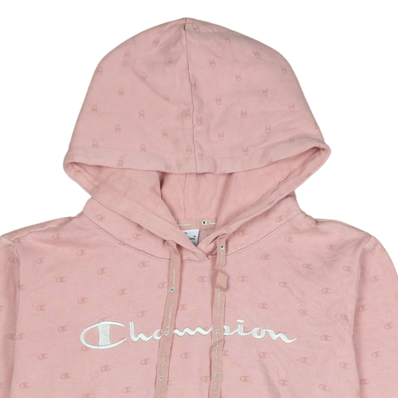 Womens UK Size XL Champion Pink Pullover Hoodie