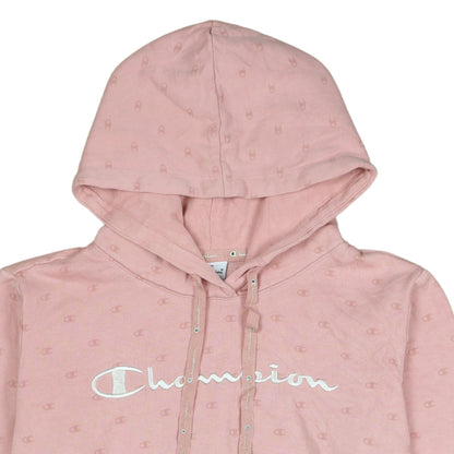 Womens UK Size XL Champion Pink Pullover Hoodie