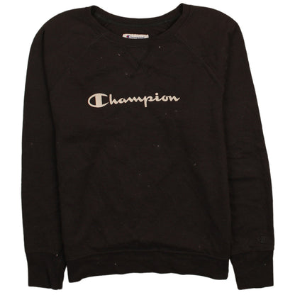 Mens UK Size L Champion Black Pullover Sweatshirt
