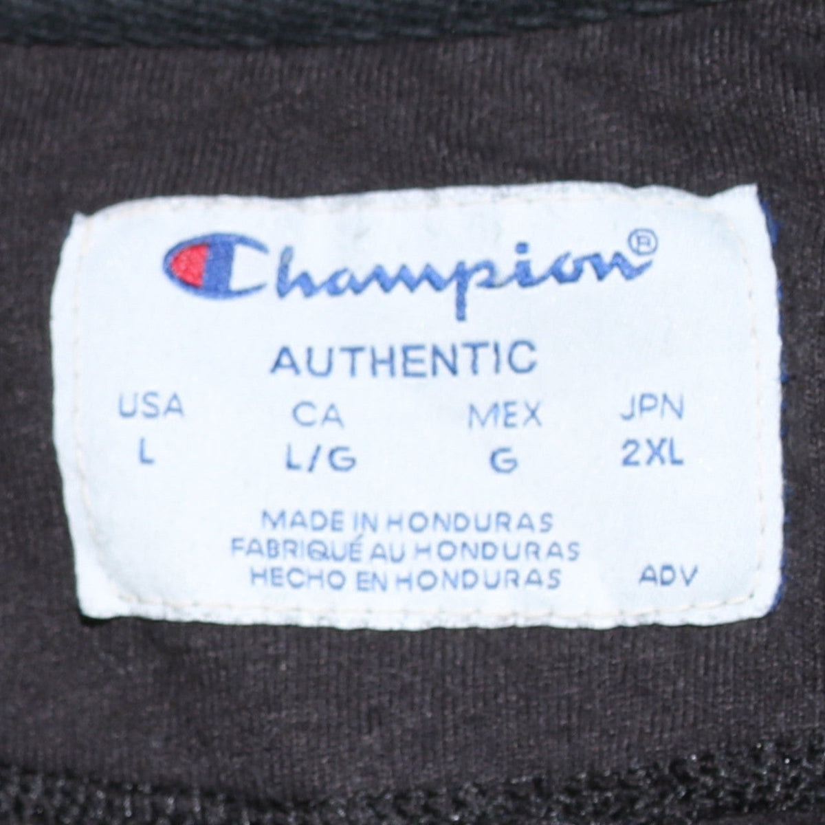 Mens UK Size L Champion Black Pullover Sweatshirt