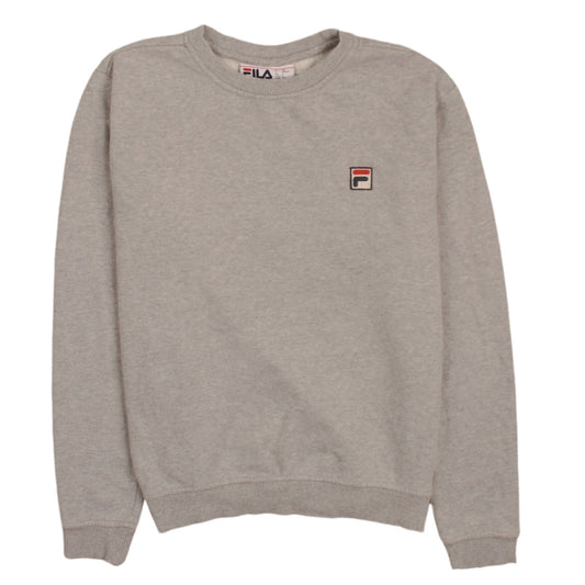 Mens UK Size S FILA Grey Pullover Sweatshirt