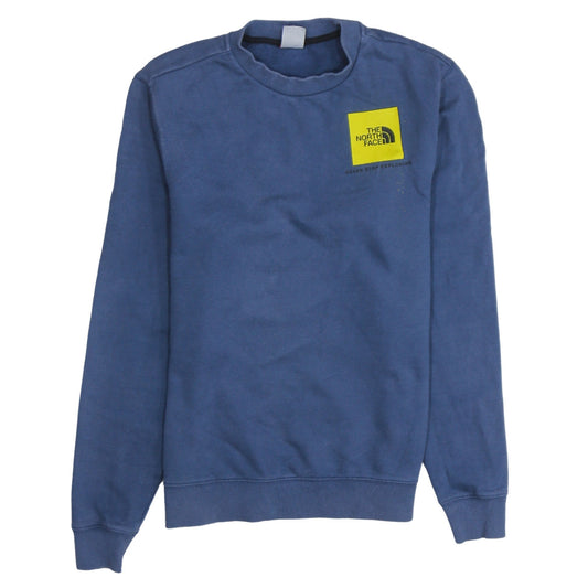 Mens UK Size S The North Face Blue Pullover Sweatshirt