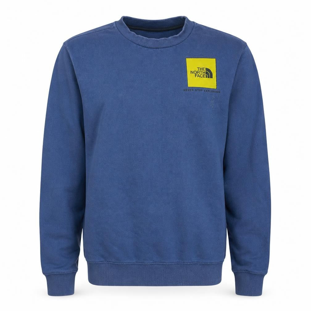 Mens UK Size S The North Face Blue Pullover Sweatshirt