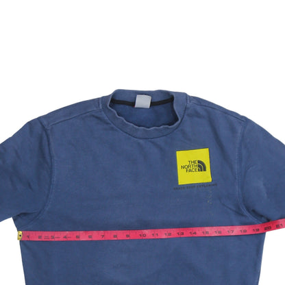 Mens UK Size S The North Face Blue Pullover Sweatshirt