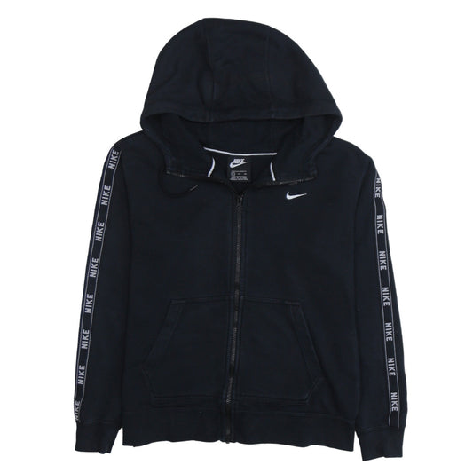 Mens UK Size S Nike Black Full Zip Hoodie