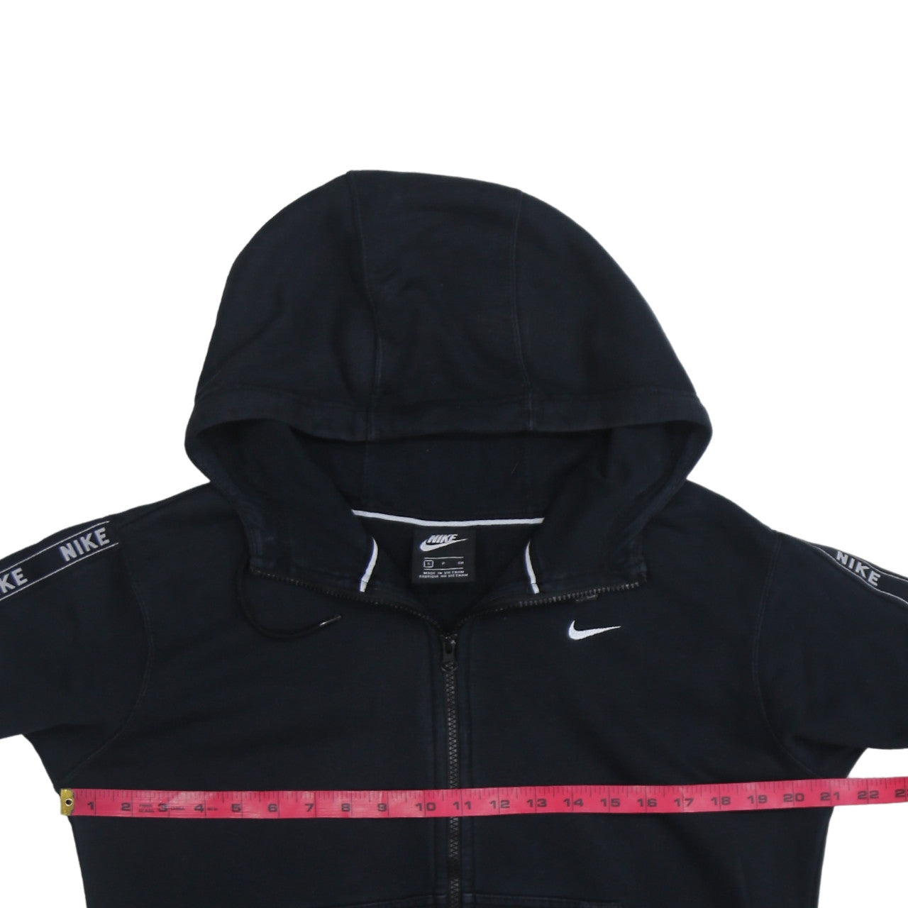 Mens UK Size S Nike Black Full Zip Hoodie