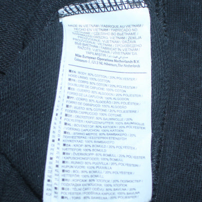 Mens UK Size S Nike Black Full Zip Hoodie