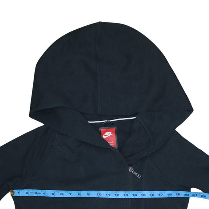 Mens UK Size S Nike Black Full Zip Hoodie