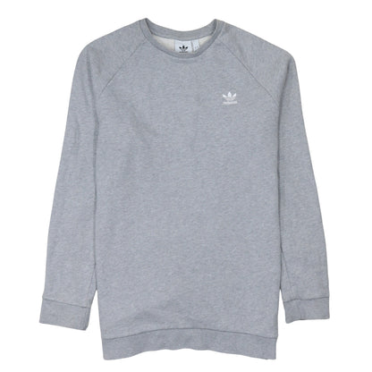 Mens UK Size L adidas Grey Pullover Sweatshirt