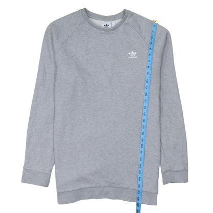 Mens UK Size L adidas Grey Pullover Sweatshirt