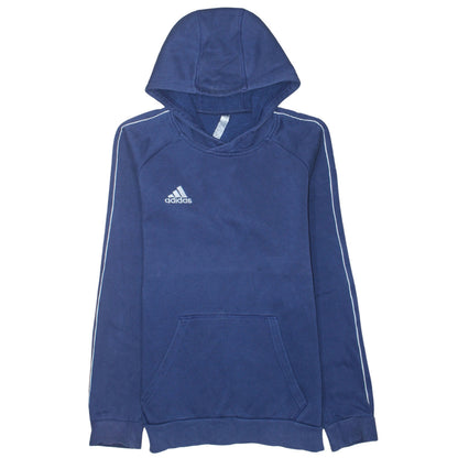 Mens UK Size S adidas Blue Pullover Hoodie