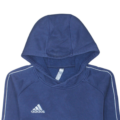 Mens UK Size S adidas Blue Pullover Hoodie