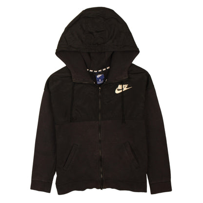 Mens UK Size S Nike Black Full Zip Hoodie
