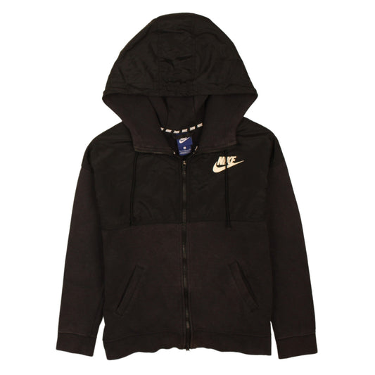 Mens UK Size S Nike Black Full Zip Hoodie