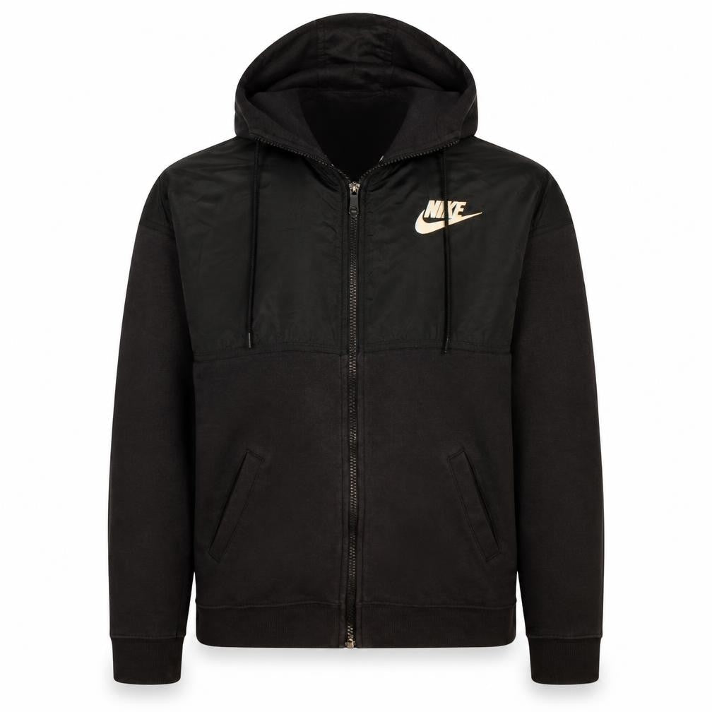 Mens UK Size S Nike Black Full Zip Hoodie