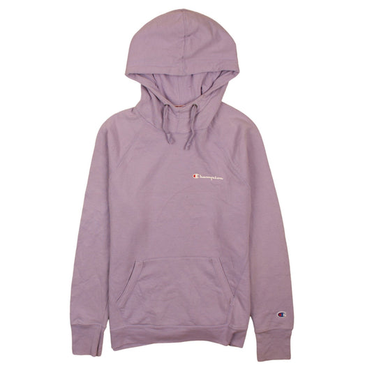 Womens UK Size M Champion Purple Pullover Hoodie