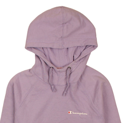 Womens UK Size M Champion Purple Pullover Hoodie