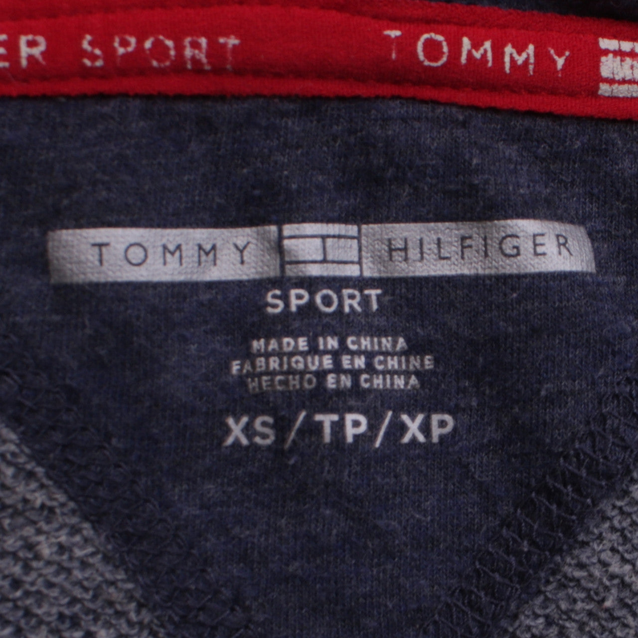 Mens UK Size XS Tommy Hilfiger Blue Full Zip Hoodie