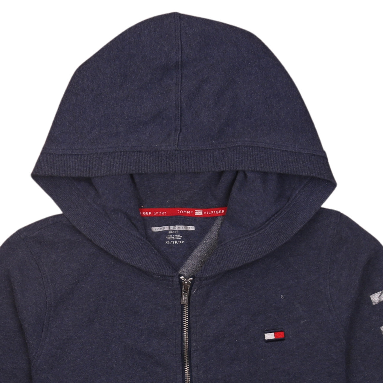 Mens UK Size XS Tommy Hilfiger Blue Full Zip Hoodie