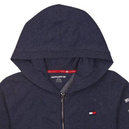 Mens UK Size XS Tommy Hilfiger Blue Full Zip Hoodie