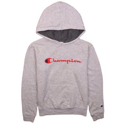 Womens UK Size L Champion Grey Pullover Hoodie