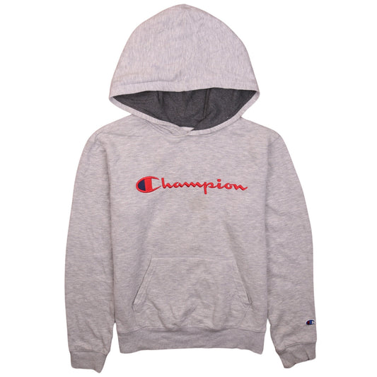 Womens UK Size L Champion Grey Pullover Hoodie
