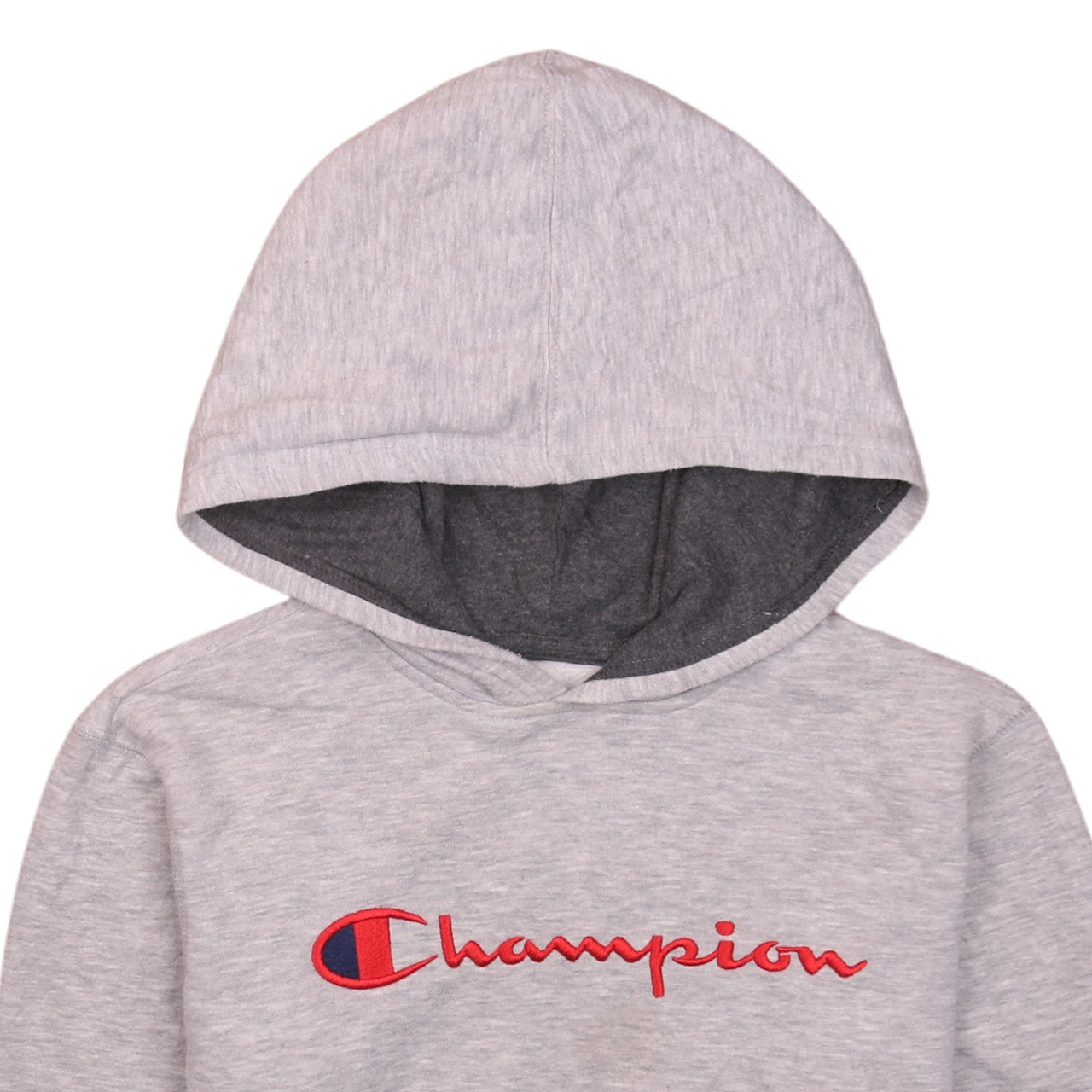 Womens UK Size L Champion Grey Pullover Hoodie