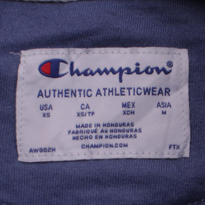 Womens UK Size XS Champion Blue Pullover Sweatshirt
