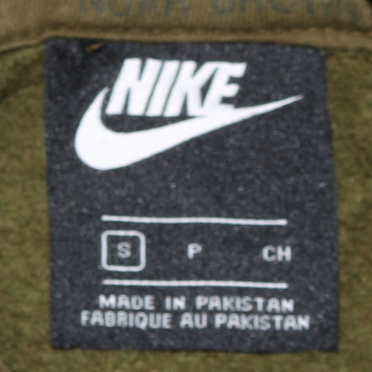 Mens UK Size S Nike Green Pullover Hoodie