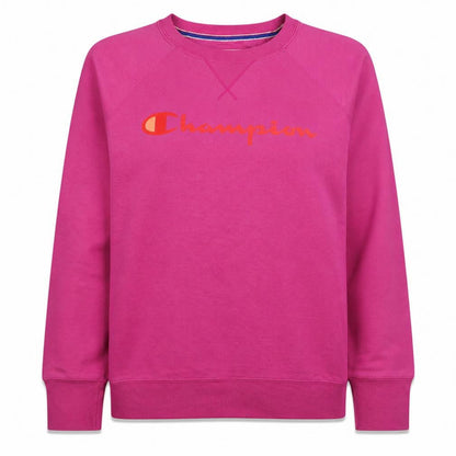 Womens UK Size L Champion Pink Pullover Sweatshirt