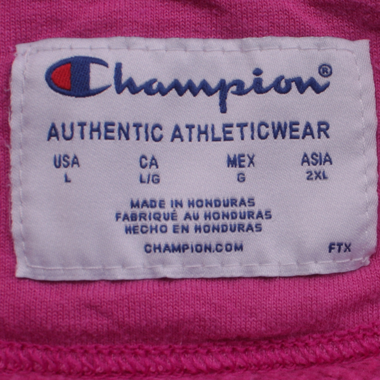 Womens UK Size L Champion Pink Pullover Sweatshirt