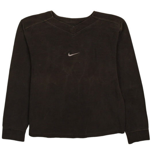 Womens UK Size L Nike Black Pullover Sweatshirt