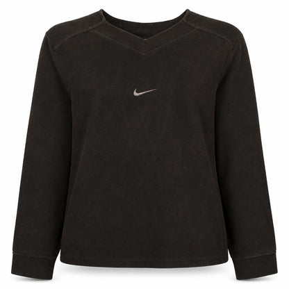 Womens UK Size L Nike Black Pullover Sweatshirt