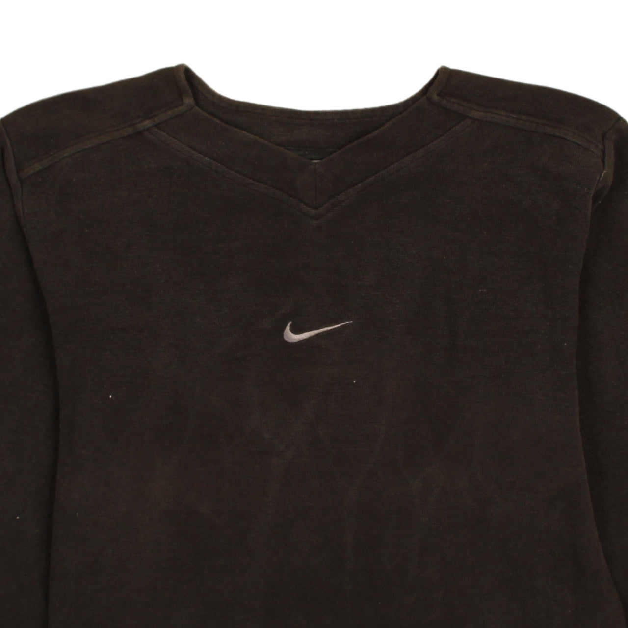 Womens UK Size L Nike Black Pullover Sweatshirt