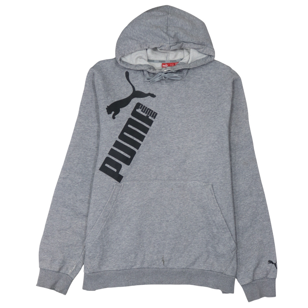 Mens UK Size XL PUMA Grey Pullover Hoodie