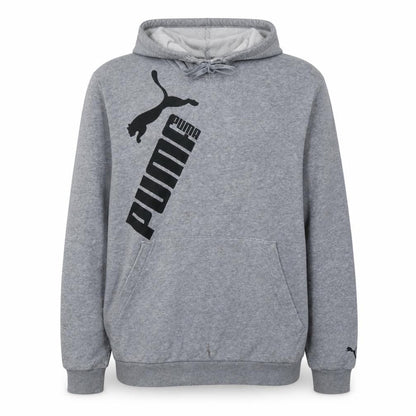 Mens UK Size XL PUMA Grey Pullover Hoodie