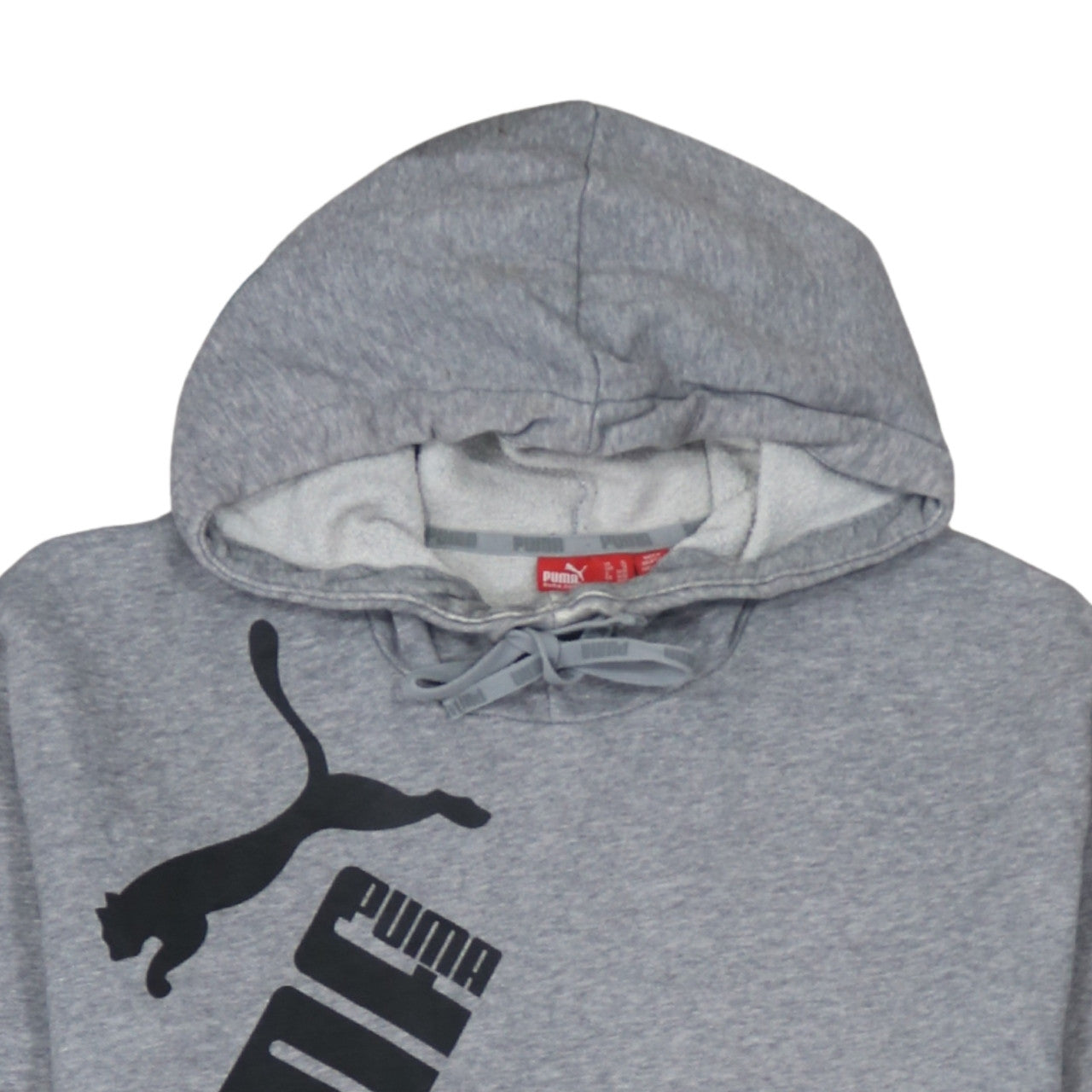 Mens UK Size XL PUMA Grey Pullover Hoodie
