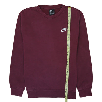 Mens UK Size S Nike Red Pullover Sweatshirt