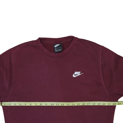 Mens UK Size S Nike Red Pullover Sweatshirt