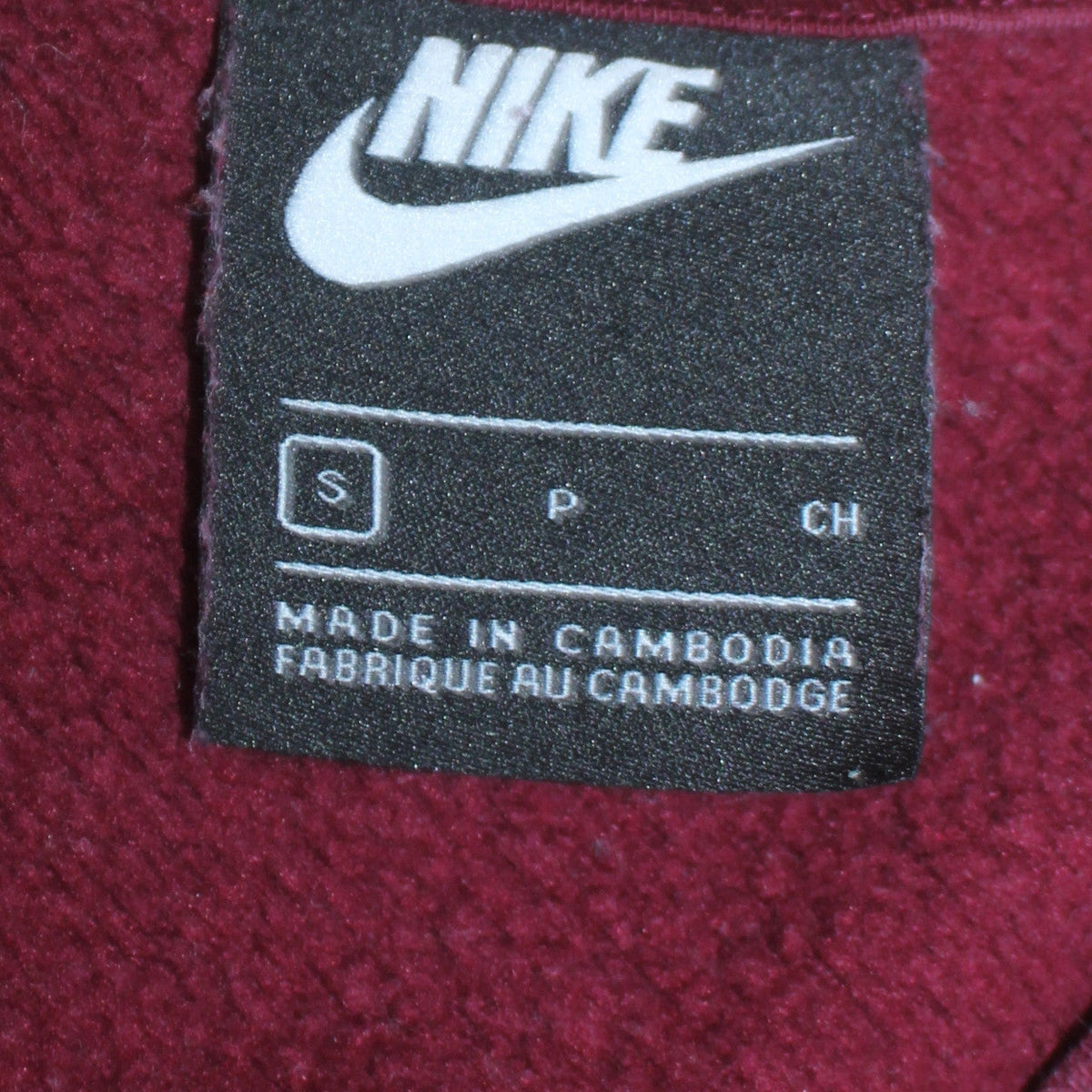 Mens UK Size S Nike Red Pullover Sweatshirt