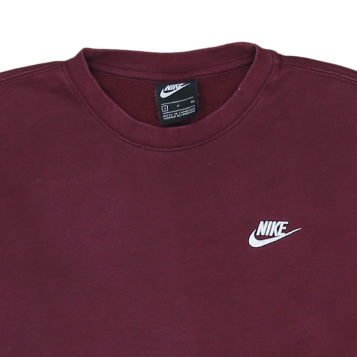 Mens UK Size S Nike Red Pullover Sweatshirt
