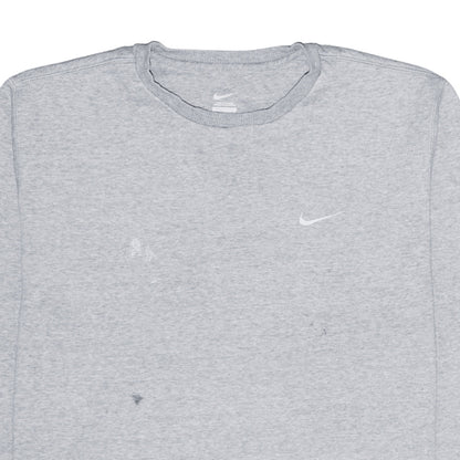 Mens UK Size L Nike Grey Pullover Sweatshirt